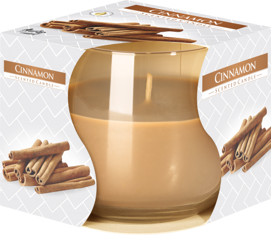 (image for) Scented Glass Jar Candle - Cinnamon