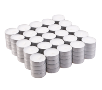 (image for) 100x Unscented Tealight (4hr)