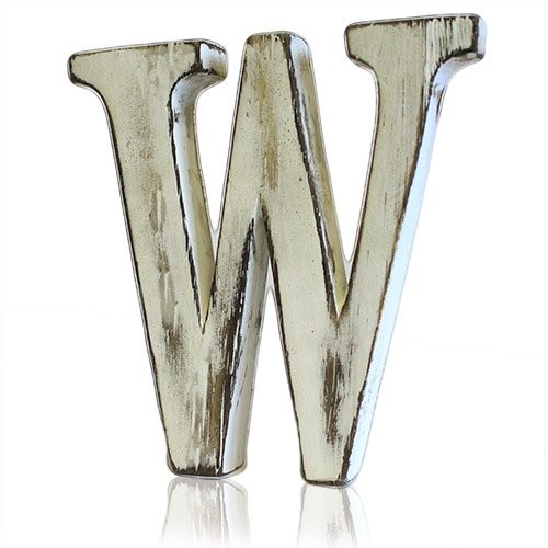(image for) Shabby Chic Letters - W