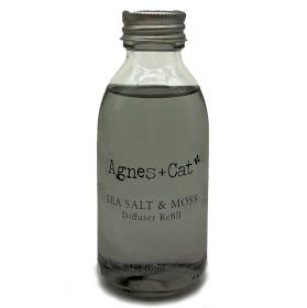 (image for) Agnes + Cat Reed Diffuser Refill - Seasalt and Moss 140ml